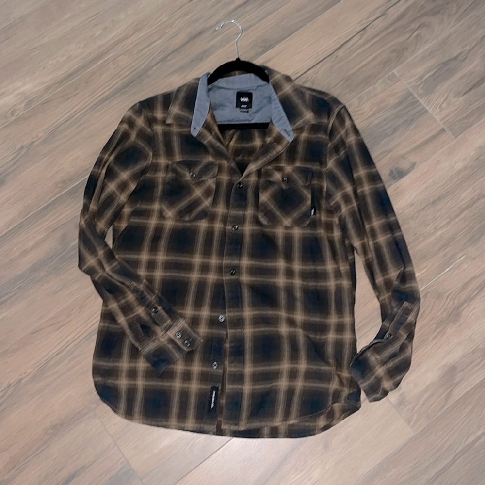Vans brown tailored flannel